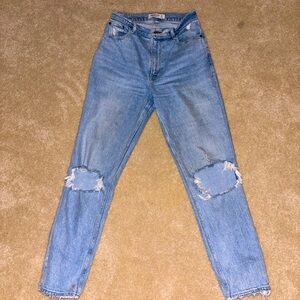 Abercrombie 90’s straight curve love jeans